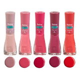Coleção Flamimos Dailus Kit C/05 Esmaltes. 
