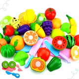 Coleção Kit Horti Fruti Frutas Brinquedo P/ Crianças Velcr