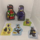 Coleção Lego Batman O Filme - Latinha Robin/mulher Gato Mc D