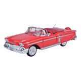 Coleção Motormax Auto Chevy Impala 1958,