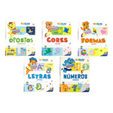 Coleção Primeiras Palavras (bilíngue) 5 Vol - Cores, Formas, Letras, Números E Opostos