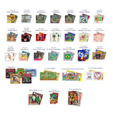 Coleção Stamps Figurinhas Elma Chips Reprodução Raras