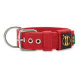 Coleira Cachorro Grande Pit Bull Rottweiler Doberman - Fit Cor Vermelho Tamanho Da Coleira Xg