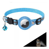 Coleira Capa Para Airtag Gps Refletiva Pequena Cães E Gatos