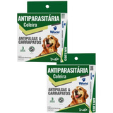 Coleira Dugs Antipulgas E Carrapatos - Kit Com 2 Unidades