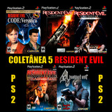 Coletânea 5 Jogos Resident Evil -