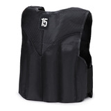 Colete Com Carga 15kg Resistente Ajustável Para Academia Cor Preto