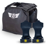 Colete De Peso 10kg Ajustável + Hand Grip Cross Competition