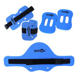 Colete Hidroginastica Flutuante Halter Caneleira Kit Getshow
