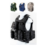 Colete Modular Airsoft Paintball 9 Módulos