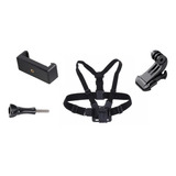 Colete Peitoral Com Adaptador Para Celular E Câmera Gopro 