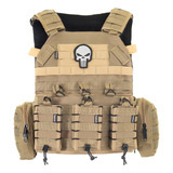 Colete Plate Carrier Modular Airsoft Preto