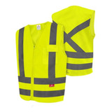 Colete Refletivo 1 Bolso Amarelo Fluorescente