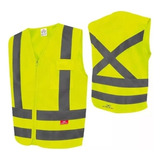 Colete Refletivo Com 1 Bolso Amarelo Fluorescente Steelflex