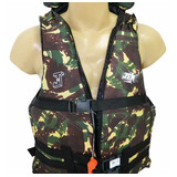 Colete Salva Vida Aux. Flutuação Camuflado 80 A 90kg