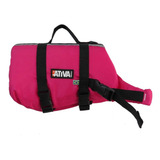 Colete Salva Vida Auxiliar Pet Cães Tam G - 18 A 36 Kg Rosa