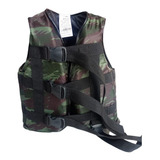 Colete Salva Vidas Infantil Eaf Camuflado Até 30 Kg