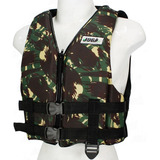 Colete Salva Vidas Wave Para 70 Kg Jogá Cor Camuflado