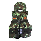 Colete Salva-vidas Até 40kgs Camuflado Com Apito