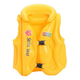 Colete Salva-vidas Inflável Infantil Amarelo Tam M Swim Vest