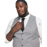 Colete Social Masculino Plus Size Luxo Oferta Black Friday 