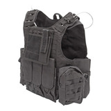 Colete Tático Militar Modular Airsoft Octos Nautika Preto