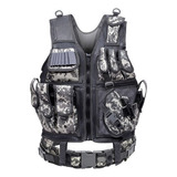 Colete Tático Paintball Airsoft Sacos Removíveis