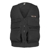 Colete Tático Ripstop Comfort Preto Pesca Segurança Motoboy