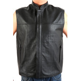 Colete/jaqueta Masculino Couro Legitimo/motoclub/bandas L6m