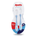 Colher Com Ponta De Silicone Super Macia Para Bebês 2 Un