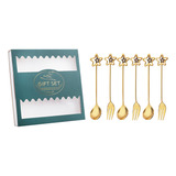 Colher De Café Star Pendant Fork Spoon