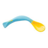 Colher Flexível Para Destro E Canhoto Baby Buba ® Azul +6m