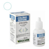 Colirio Biofarm Infecções Oculares Uso Veterinário 20ml