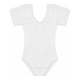Collant Ballet Adulto Manga Curta Body Várias Cores 38 Ao 50