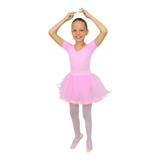 Collant E Saia De Tule Ballet E Danças - Infantil E Colorido