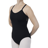 Collant Preto Detalhe Renda Nas Costas - Collant Lorena