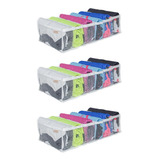 Colmeia Organizadora Roupa Fitness 6 Nichos Branca - Kit 3
