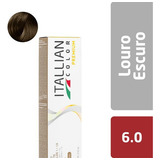 Coloração Itallian Color Premium 60g Louro Escuro 6.0