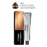 Coloração Vitaderm Intensiv Color Fashion 60g Todas As Cores Tom 8.1 Louro Claro Acinzentado