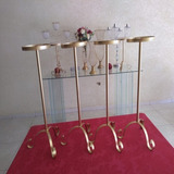 Coluna Festa Decoração Casamento Arranjo Pedestal Mesa 4 Pç