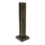 Coluna Torre Em Inox 30 Cm 2 Furo Guarda Corpo