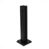 Coluna Torre Inox 30 Cm Preto Fosco Guarda Corpo Com 1 Furo