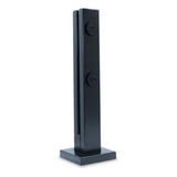 Coluna Torre Inox Retangular 50cm Guarda Corpo De Vidro