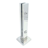 Colunas Torre Em Inox 30cm 2 Furos Guarda Corpo