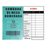 Comanda De Mesa Numerada Para Restaurante