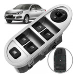 Comando Botão Vidro Elétrico Jac J3 2010 2011 2012 2013 Novo