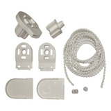 Comando Branco Persiana Cortina Rolo Tubo 32mm Reparo Fácil