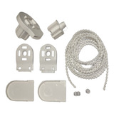 Comando Branco Persiana Cortina Rolo Tubo 38mm Reparo Fácil