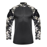 Combat Shirt Camisa Tática Militar Camuflada Airsoft Farda
