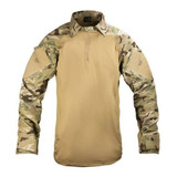 Combat Shirt Camisa Tática Militar Camuflada